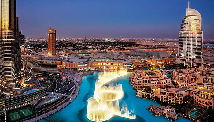آب نمای دبی (Dubai Fountain)